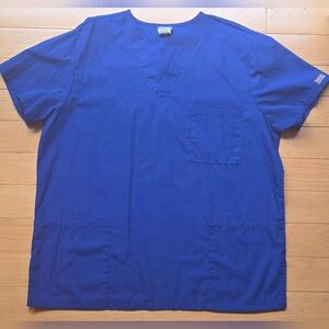 Cherokee Scrub Top L Galaxy Blue (Royal Blue